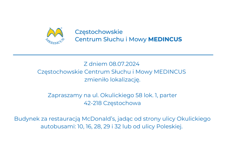 Konsultacje otolaryngologiczne dla dzieci w CSIM MEDINCUS w Olsztynie